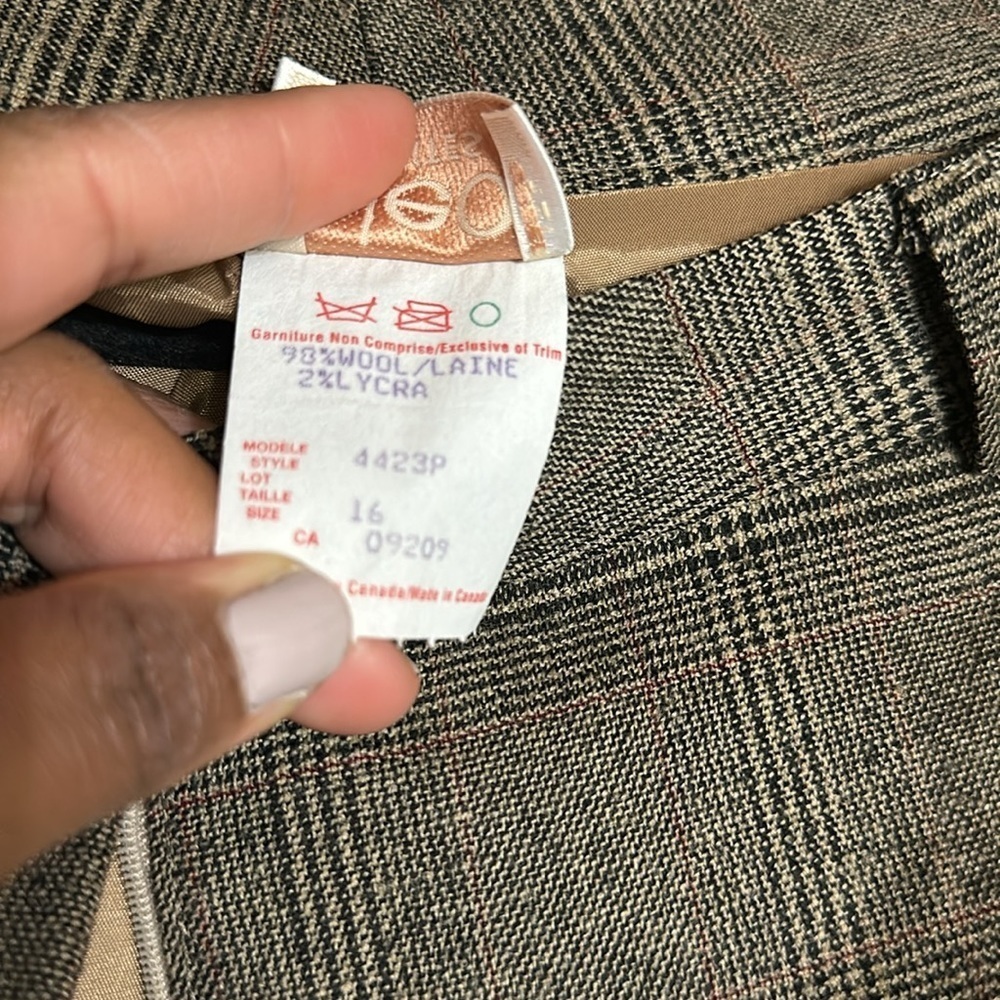 Vintage Wool Pants, Fit 12 - Picture 10 of 10